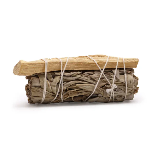 Ekologiškas smilkalų ryšulėlis – Baltasis Šalavijas ir Palo Santo  - Image 3