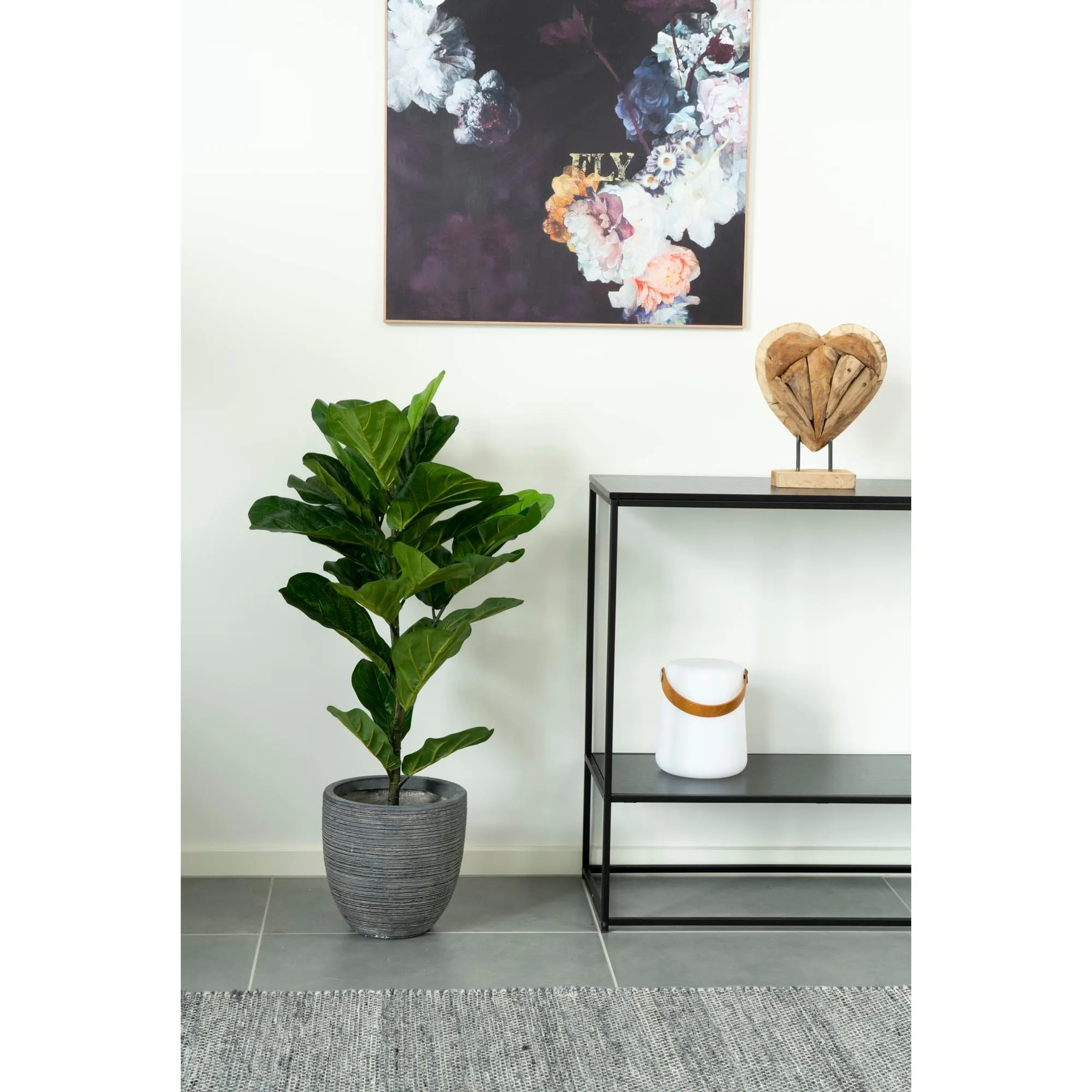 Dirbtinis augalas Fiddle Leaf Tree 100cm - Image 2