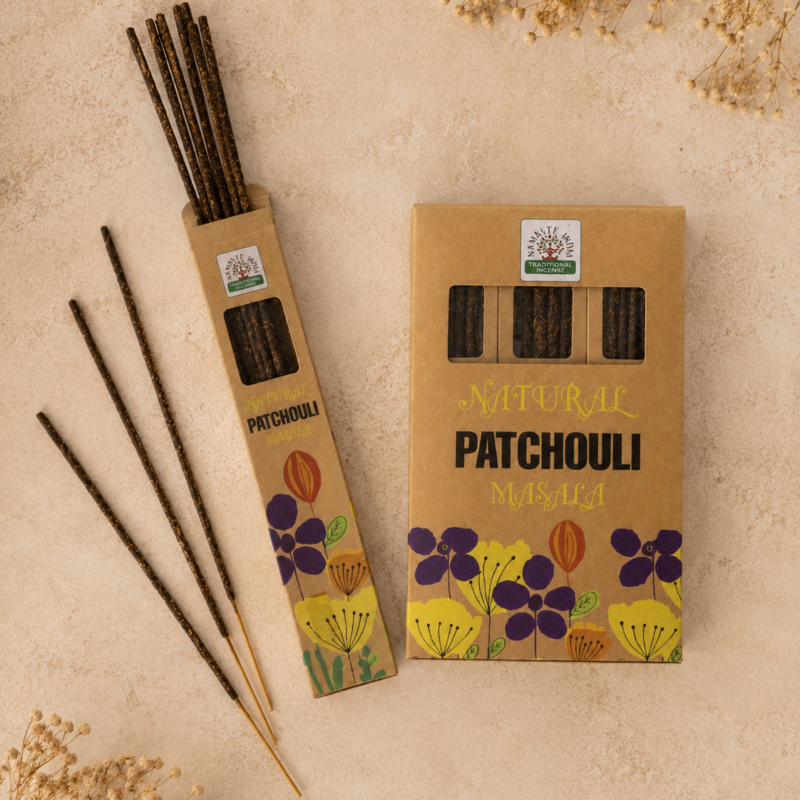 Pačiulių masala smilkalai „Natural“