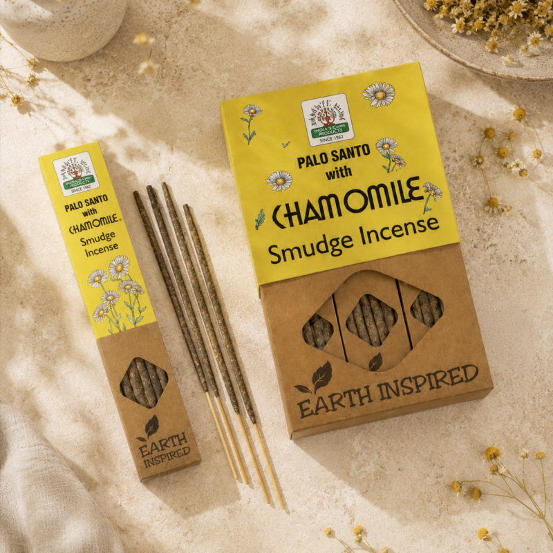 Palo Santo smilkalai su ramunėlėmis