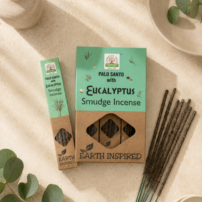 Palo Santo smilkalai su eukaliptais