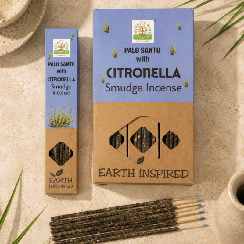 Palo Santo smilkalai „Earth Inspired“ su citronelėmis